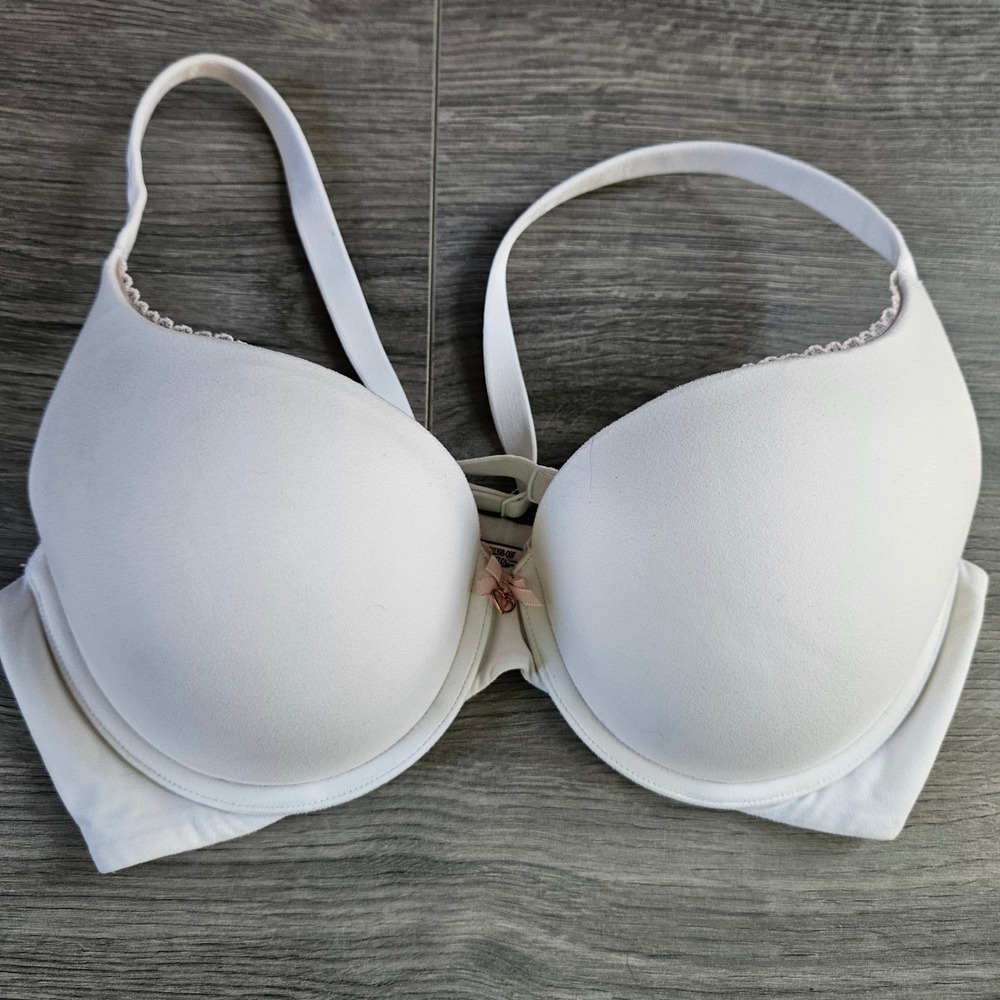 Victoria's Secret Body by Victoria Perfect Shape Bra 34D White Padded